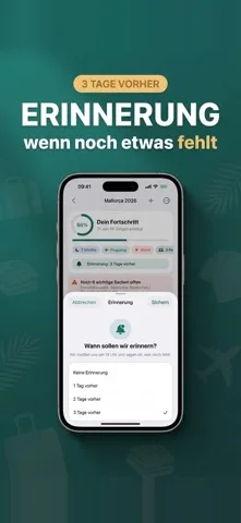 Packliste gemeinsam packen mit Partner und Familie