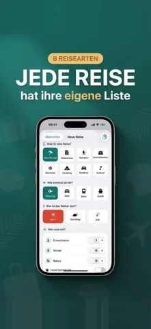Packliste – Erinnerung vor der Abreise