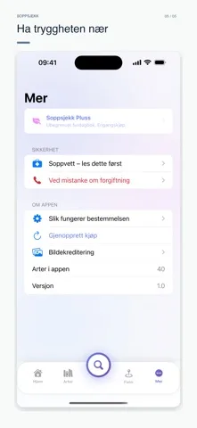 Soppsjekk – a logged find with photo, date and position