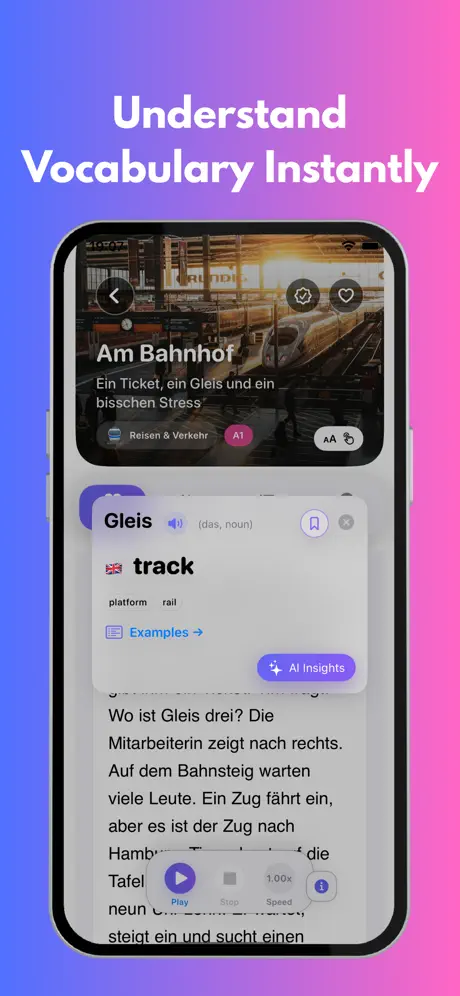 LesenLab reading with audio