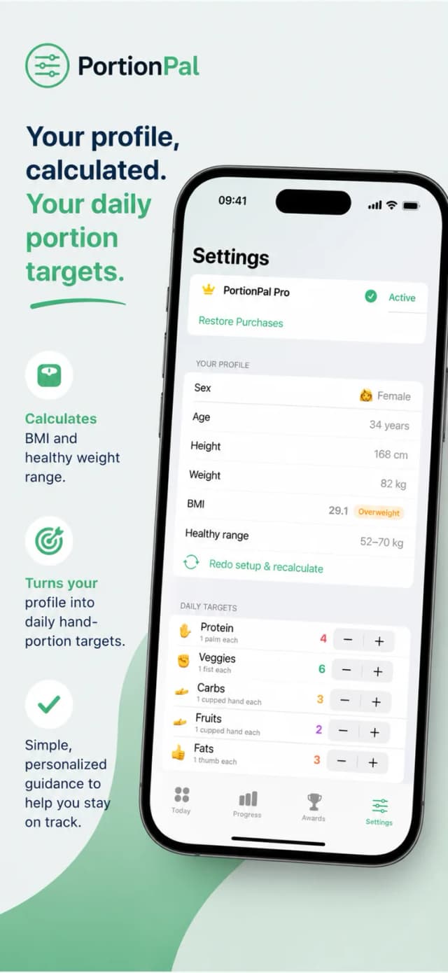 PortionPal – building a healthier plate step by step