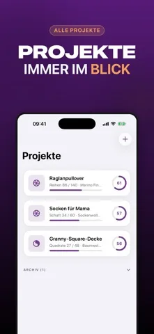 Mehrere Zähler pro Projekt für Reihen, Muster und Zunahmen