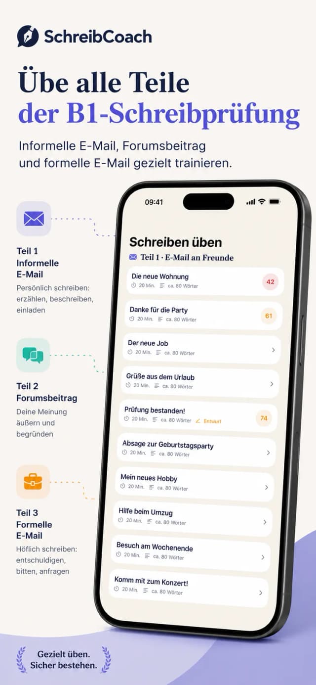 SchreibCoach – KI-Korrektur mit Feedback zu Grammatik und Aufbau
